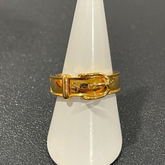 Hermes Knot Scarf Ring Gold (JB1255) - Picture 3 of 3